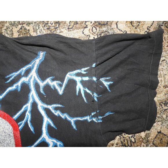 Vintage Rare NASCAR Dale Earnhardt #3 Lightning AOP Size XL Thrashed - Picture 7 of 13